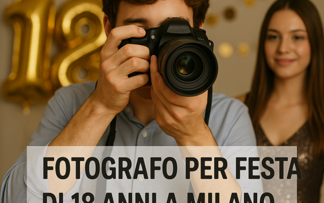Fotografo per Festa di 18 Anni a Milano: Servizi e Pacchetti Consigliati