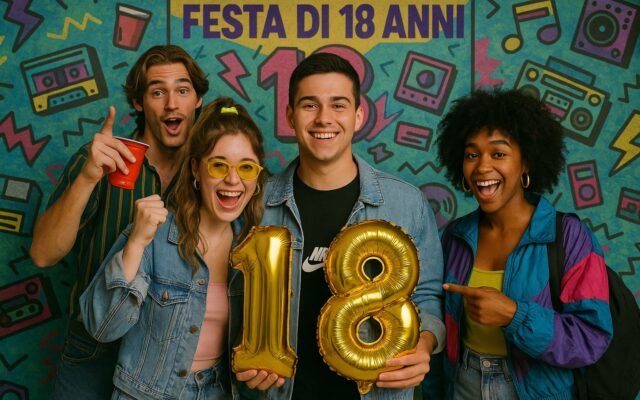 Come ricreare l’atmosfera degli anni ’90 per il tuo diciottesimo a Milano